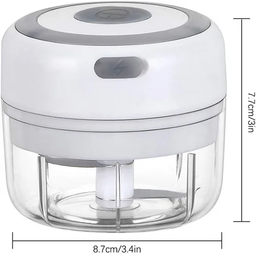 Vista 5 de Mini picadora eléctrica de verduras de ajo y trituradora portátil de alimentos - axGear