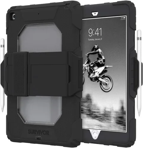 Vista 2 de Griffin Survivor All-Terrain para iPad (negro), GIPD016BLK, Apple iPad 10,2" (2020 y 2019)