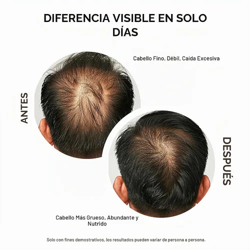 Vista 6 de Masofta - Suero de densidad del cabello para el crecimiento, cabello más completo y denso con 3% de redensyl, 5% capixyl, 4% anagain, 3% Procapil