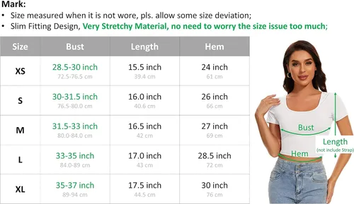 Vista 8 de Camisetas cortas básicas de manga corta atléticas para mujer