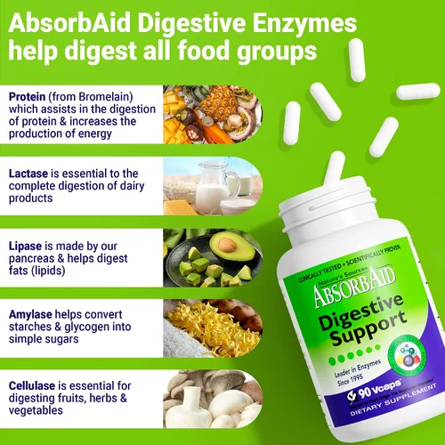 Vista 7 de Nature's Sources AbsorbAid - Soporte digestivo - 90 Vcaps