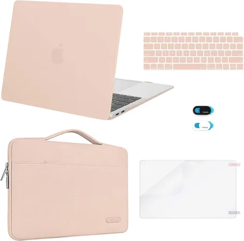 Vista 14 de MOSISO Compatible con funda para MacBook Air de 13 pulgadas con chip M1, versiones 2021, 2020, 2019, 2018, modelos A2337, A2179, A1932, pantalla