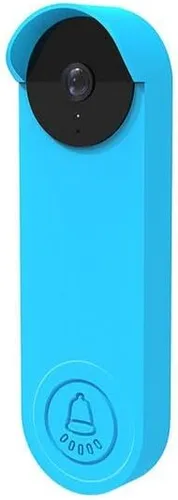 Vista 6 de Coyktonty Funda de silicona para timbre de puerta, resistente a la intemperie, silicona protectora para Google Nest Doorbell Case Anti-UV (blanco)