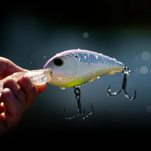 Vista 6 de 6th Sense Crush Deep Diving Crankbait - Señuelo de pesca de alta calidad en aguas profundas con detalles 3D, ganchos de níquel negro afilados