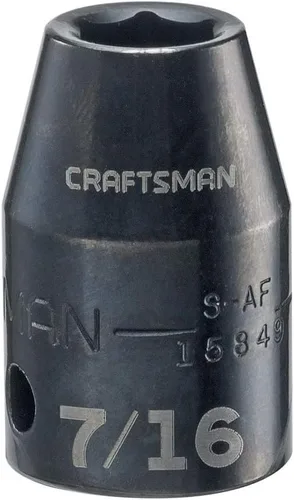Vista 7 de CRAFTSMAN - Llave de impacto poco profundo, SAE, accionamiento de 1/2 pulgada, 1 pulgada (CMMT15858)