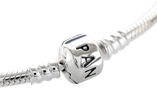 Vista 4 de PANDORA Pulsera estándar de plata de ley 925 para mujer 590702HV 17 Plata esterlina