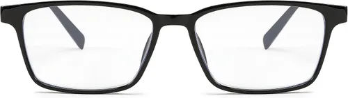 Vista 2 de FEISEDY Ligero TR90 Flexible Titanium B Rectángulo Gafas De Lectura Anti-Azul Luz Gafas B0018
