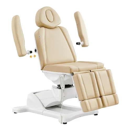 Vista 8 de Dir Silla de oficina de examen médico de 5 motores eléctricos completos, práctica de podología y spa de belleza, silla estética Libra