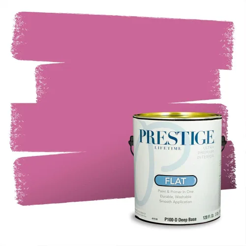 Vista 354 de Prestige Paints Pintura exterior e imprimación en uno, 1 galón, plano, coincidencia comparable de Valspar* Amber Rose*