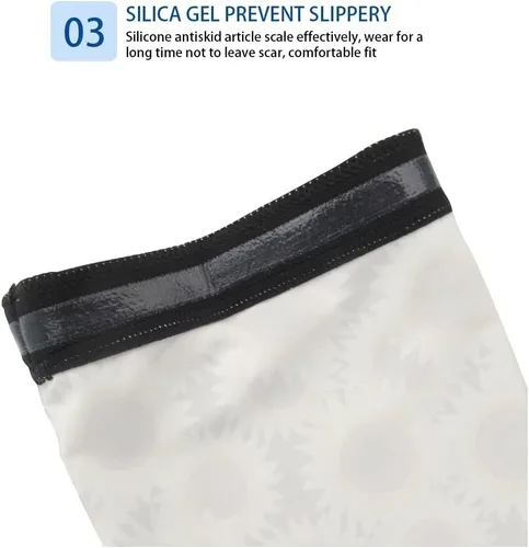 Vista 6 de GIFTPUZZ Fundas de brazo de protección solar mangas de compresión UV manga de enfriamiento para deportes