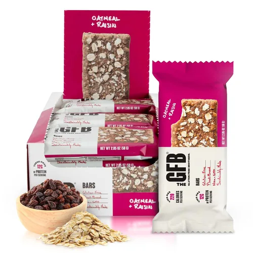 Vista 12 de The GFB Barras de proteína de mantequilla de maní de chocolate, sin gluten, a base de plantas, sin OMG, hechas de forma sostenible, ridículamente