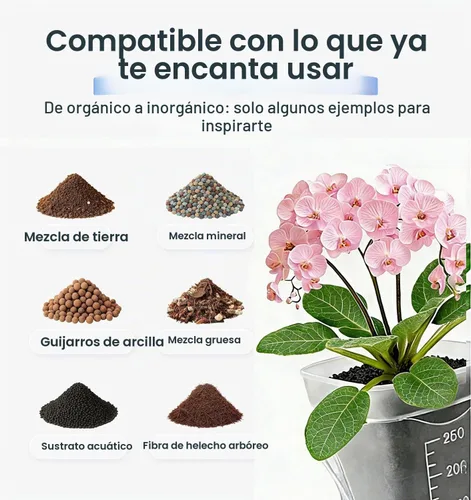Vista 6 de Paquete de 16 macetas medianas de riego automático de 2.5 pulgadas para plantas de interior, pequeñas macetas de plástico transparente, macetas
