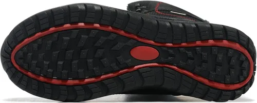 Vista 7 de Botas de senderismo ligeras e impermeables para hombre de tiro medio, botas de nieve antideslizantes para exteriores