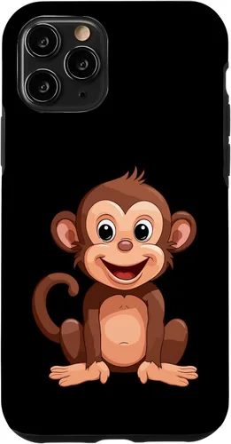Vista 27 de iPhone 16 Monkey Lover - Funda de regalo con diseño de silueta para hombres, mujeres y niños