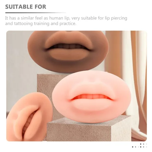 Vista 4 de Balacoo 3 piezas de silicona máscara de labios de maquillaje cosas de labios accesorios de maquillaje dermografos micropigmentacion labios