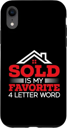 Vista 24 de iPhone 16 Sold Is My Favorite 4 Letter Word Real Estate Agent Realtor Case