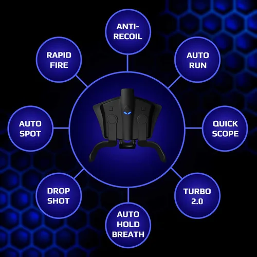 Vista 5 de Collective Minds Strike Pack FPS Dominator Controller Adapter with MODS Paddles for PS4