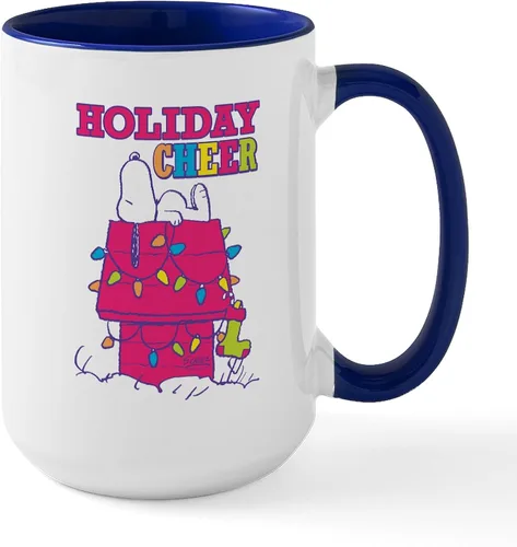 Vista 71 de CafePress SNOOPY Joe Cool - Taza de café de cerámica (15.0 fl oz)