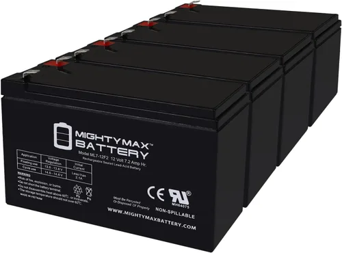 Vista 8 de Mighty Max Battery Batería de repuesto 12V 7Ah F2 para HR-1234W-F2-2 Pack