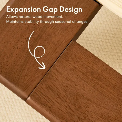 Vista 14 de FLEXISPOT Hako G1 Queen Solid Wood Bed with USA-Assembled Mattress