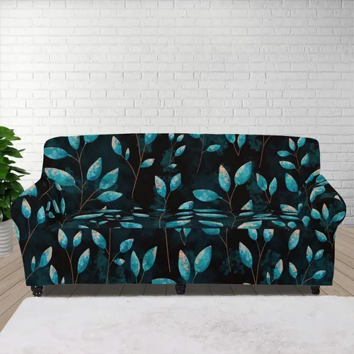 Vista 11 de ZOUTAIRONG Fundas elásticas para sofá con estampado de ramas de camuflaje 3D para sofá, funda para muebles de un solo cojín, decoración del hogar u