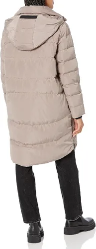 Vista 2 de Karl Lagerfeld Paris Chaqueta con capucha de punto para mujer