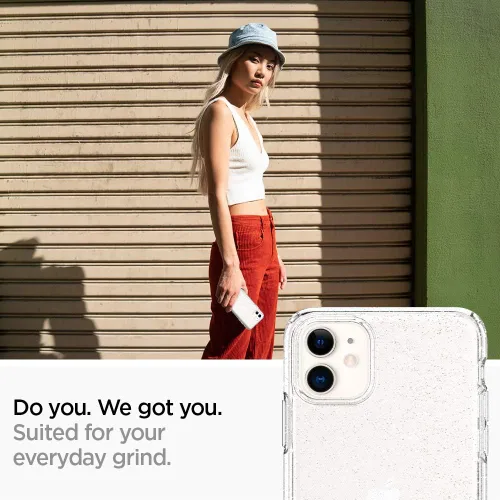 Vista 2 de Spigen Purpurina de cristal líquido diseñada para iPhone 11 (2019) - Cuarzo de cristal