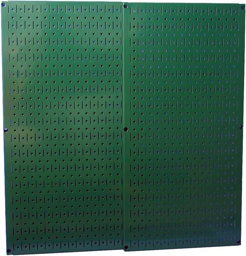Vista 13 de Wall Control 30-P-3232B - Paquete con panel perforado de metal negro, 2 paneles anchos de 32 pulgadas de alto x 16 pulgadas de ancho, ASM-SH-1606 B