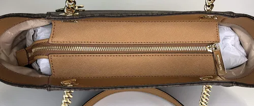 Vista 8 de Michael Kors Jet Set - bolsa de hombro para viaje con cadena grande cartera triple Michael Kors Jet Set