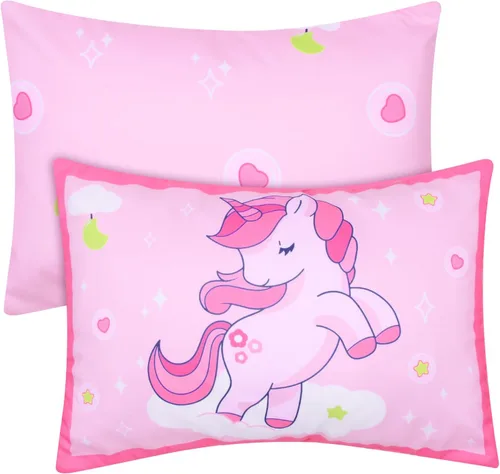 Vista 13 de UOMNY Fundas de almohada para niñas pequeñas 13X18 12x16 14x19 Funda de almohada para bebé con mariposa, paquete de 2, fundas de almohada pequeñas