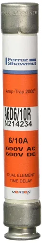 Vista 20 de Mersen a6d-r amp-trap Clase de 2000 time-delay/RK1 Fusible con fusible visual Open Indicador, 1