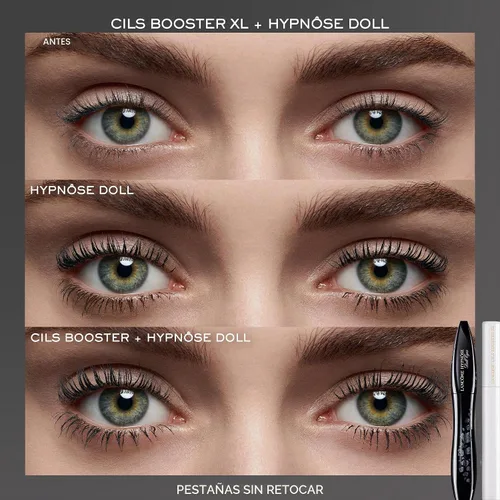 Vista 6 de Lancôme Hypnôse Doll Eyes Volumizing Black Mascara - 01 So Black!