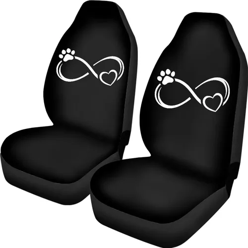 Vista 30 de Mumeson Fundas protectoras de asiento delantero de automóvil con estampado de calavera y girasol, fundas elásticas para asiento de automóvil, 2