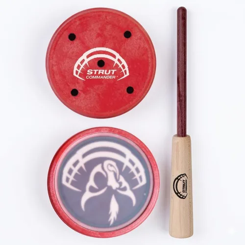 Vista 12 de STRUT COMMANDER Ole Scratch Slate y Cherry Turkey Pot Call