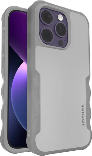Vista 101 de Smartish Funda para iPhone 12 Pro Max Armor - Gripzilla [resistente + protectora] Funda de agarre delgada y resistente - Black Tie Affair