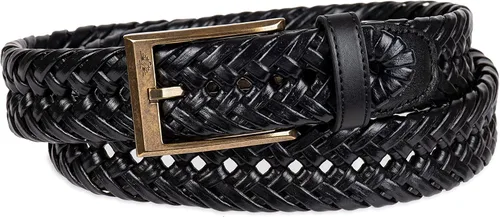 Vista 2 de Dockers - Cinturón de vestir y casual de cuero trenzado para hombre