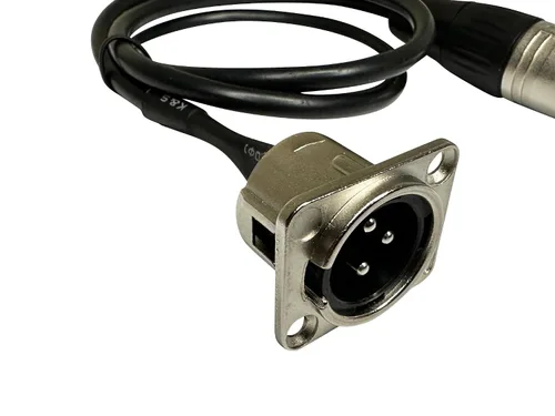 Vista 3 de DIYTECH Cable de paso XLR premium, sin soldadura, para caja de escenario, panel de conexiones, caja de piso, sin soldadura para instalaciones