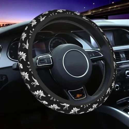 Vista 42 de Funda para volante MINIOZE de ojos malvados azules con luna mágica, accesorios para automóvil, linda para mujeres y niñas, universal de 15 pulgadas