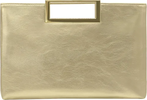 Vista 8 de Milisente Bolso de mano para mujer, formal, casual, brillante, de piel sintética, con asa, para graduación, cóctel, boda