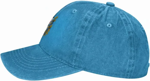 Vista 3 de Coat of arms of Kazan Governorate 1856 Denim Cap Driver Cap Breathable Adjustable Dad Hat Black