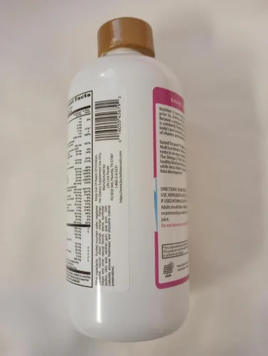 Vista 7 de Buried Treasure Prenatal Plus DHA Complete, 16 onzas, hierro DHA Omega3 natural