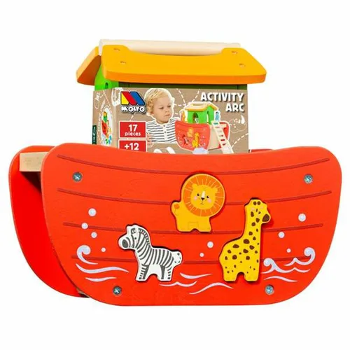 Vista 7 de Playset Moltó Noah's ark Madera 17 Piezas