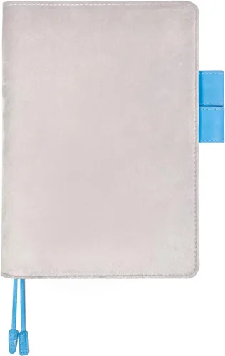 Vista 7 de Fromthenon Funda de tela A5 de alta calidad para planificador de cuaderno recargable [solo funda A5] (gris)