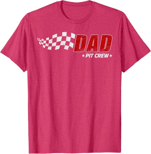 Vista 30 de Dad Pit Crew Race Car Birthday Family Matching Pit Crew Camiseta Pit Crew