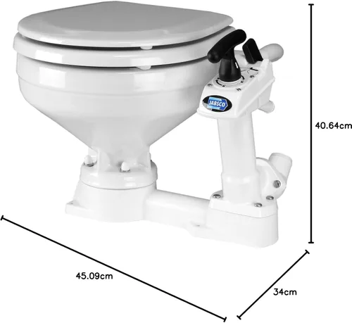 Vista 2 de Jabsco Twist 'n' Lock inodoro marino con cabezal manual