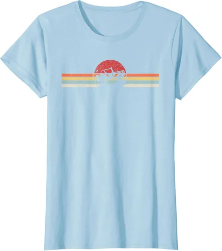 Vista 24 de Camiseta retro vintage Off Road 4X4 Negro