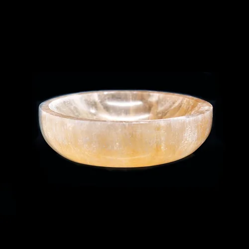 Vista 11 de Soul Sticks Cuencos de cristal de selenita para manchas, curación y recarga de cristales, cuenco de selenita pura y estación de carga de cristal
