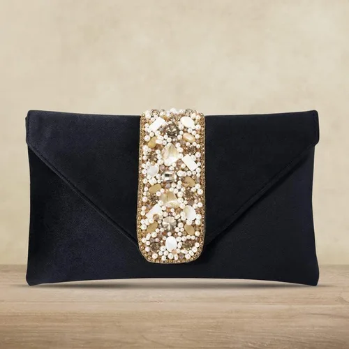 Vista 2 de Aheli Indian Potli Bags Gift for Women Evening Clutch Ethnic Bride Purse with Drawstring