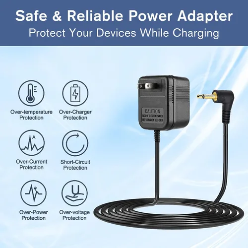 Vista 2 de Adaptador de corriente de 6 V compatible con Mr. Heater Big Buddy Heater MH18B F274800 F276127 F274830 F274865,6V DC para cable de alimentación