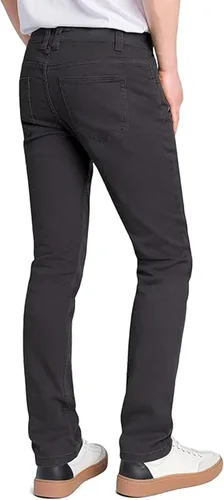 Vista 2 de TEGIAS Jeans de Cuadros Elásticos de Ajuste Ceñido para Hombre, Comodidad Clásica, Ajuste Regular